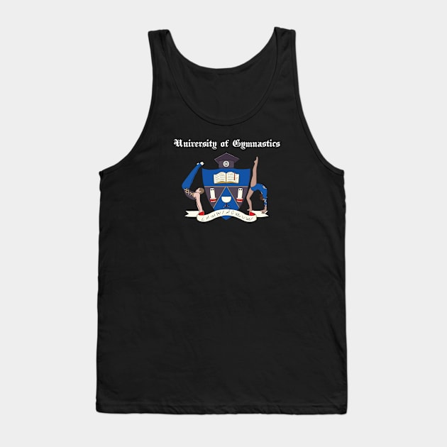 University of Gymnastics (Dark) Tank Top by Flipflytumble